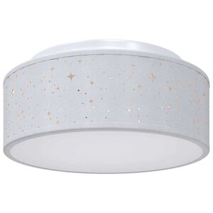 vidaXL Plafonni&egrave;re met schijnwerpers Grijs 30 x 30 x 13,5 cm Stof