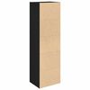 vidaXL Boekenkast 31x24x102 cm bewerkt hout zwart eikenkleurig
