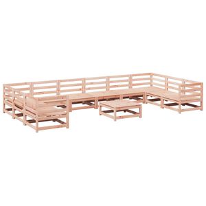vidaXL 11-delige Loungeset massief douglas vurenhout