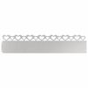 vidaXL Gazonranden 20 pcs Zilver 103 x 0,05 x 22 cm Roestvrij staal