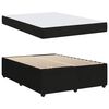 vidaXL Bedframe met matras Zwart 140 x 200 cm Stof