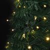 vidaXL Kunstkerstboom met LED pop-up 210 cm groen