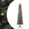 vidaXL Kunstkerstboom Groen 210 cm PVC en Plastic en Staal