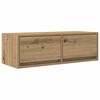 vidaXL Tv-meubelen 2 st 80x31x25,5 cm bewerkt hout artisanaal eiken