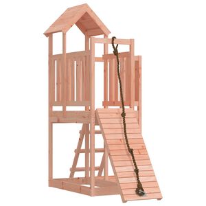 vidaXL Speelhuis met klimwand massief douglashout