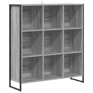 vidaXL Boekenkast 99,5 x 30 x 108 cm Bewerkt hout Grijs Sonoma