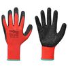 vidaXL Werkhandschoenen 24 st Rood en Zwart 11 / XXL Latexcoating
