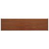 vidaXL Raamsokkel Bruin Hout 100 x 25 x 4,5 cm PVC