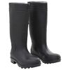 vidaXL Regenlaarzen maat 40 PVC zwart