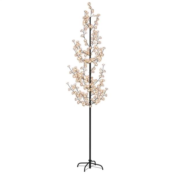 vidaXL Boom kersenbloesem 368 LED's warmwit 300 cm