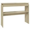 vidaXL Wandtafel 102x30x80 cm bewerkt hout sonoma eikenkleurig