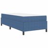 vidaXL Bedframe met matras Blauw 100 x 200 cm Stof
