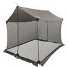 vidaXL Campingzeil met gaaswanden Bruin Grijs 270 x 210 x 210 cm