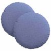 vidaXL Zitkussens 2 pcs Jeans Blauw &Oslash;30 x 13 cm Stof