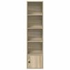 vidaXL Boekenkast 31x24x127 cm bewerkt hout sonoma eikenkleurig