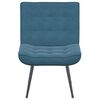 vidaXL Relaxstoel 64x74x84 cm fluweel blauw