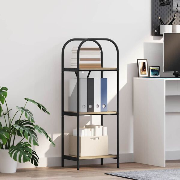 vidaXL Boekenkast Sonoma Eiken 40 x 30 x 109 cm Bewerkt hout