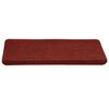 vidaXL Trapmatten zelfklevend 30 st 65x24,5x3,5 cm rood