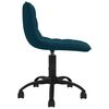 vidaXL Eetkamerstoelen draaibaar 2 st fluweel blauw