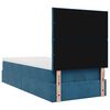 vidaXL Ottoman bed met matrassen en LED's 100x200cm fluweel