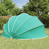 vidaXL Pooldome Groen 430 x 430 x 210 cm 185T polyester met PU-coating