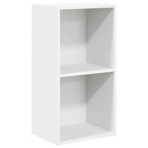 vidaXL Boekenkast 40x30x76,5 cm bewerkt hout wit