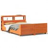 vidaXL Bedframe zonder matras massief grenenhout wasbruin 160x200 cm