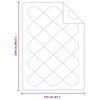 vidaXL Dekens & Duvets Wit 155 x 220 cm Microvezel