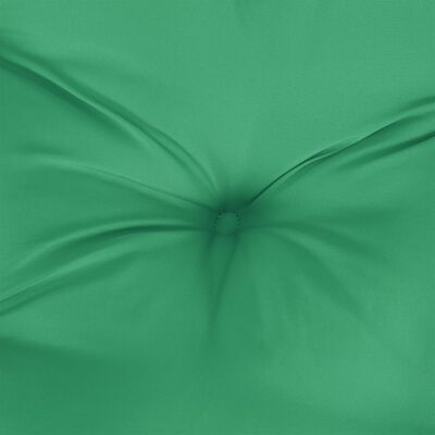 vidaXL Stoelkussens 4 st hoge rug oxford stof groen
