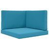 vidaXL Buiten bankkussen 3 pcs Koninklijk Blauw Polyester