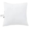 vidaXL Hoofdkussen 81 x 80 x 20 cm Polyester Wit