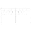 vidaXL Hoofdbord 160 cm metaal wit