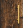 vidaXL Wandkast 69,5x34x90 cm bewerkt hout gerookt eikenkleurig