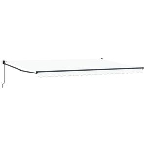 vidaXL Uitschuifbare luifel Wit 500 x 300 x 165 cm