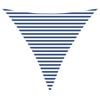 vidaXL Zonneschaduwzeil Blauw en Wit 3,6 x 3,6 x 3,6 m
