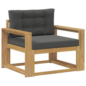 vidaXL Buiten Midden Sofa Polyester Wit