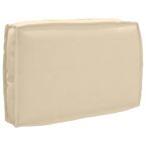 vidaXL Kussen Beige 60 x 40 x 12 cm Oxford Stof