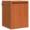 vidaXL Wandkast met opslag Wasbruin 30 x 30 x 40 cm Massief grenenhout