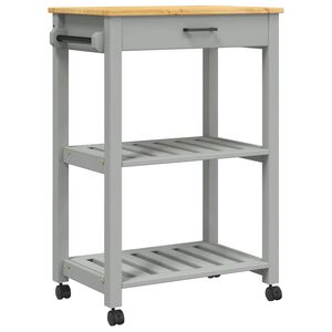 vidaXL Keukentrolley MONZA 60x40x88,5 cm massief grenenhout