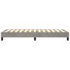 vidaXL Boxspring bed 100x200 cm fluweel lichtgrijs