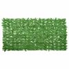 vidaXL Balkonscherm met groene bladeren 200x100 cm