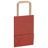 vidaXL Papieren zakken 50 st met hengsels 15x8x21 cm rood