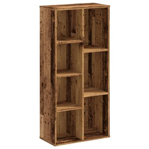 vidaXL Boekenkast 50x25x105 cm bewerkt hout oud houtkleurig