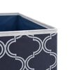 vidaXL Opbergboxen 4 st inklapbaar 32x32x32 cm ongeweven stof blauw
