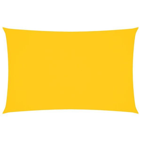 vidaXL Zonnescherm rechthoekig 4x7 m oxford stof geel