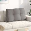 vidaXL Rugkussen Taupe 80 x 24 x 50 cm Stof