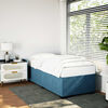 vidaXL Bedframe fluweel blauw 90x200 cm
