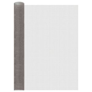 vidaXL Gaas Scherm 100 x 1000 cm 3 Mesh RVS 201 Zilverkleurig