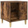 vidaXL Hondenhuis Gerookt eiken 44 x 42 x 49 cm Bewerkt hout