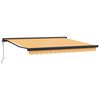 vidaXL Uitschuifbare luifel Zand 450 &times; 300 cm Stof en Metaal